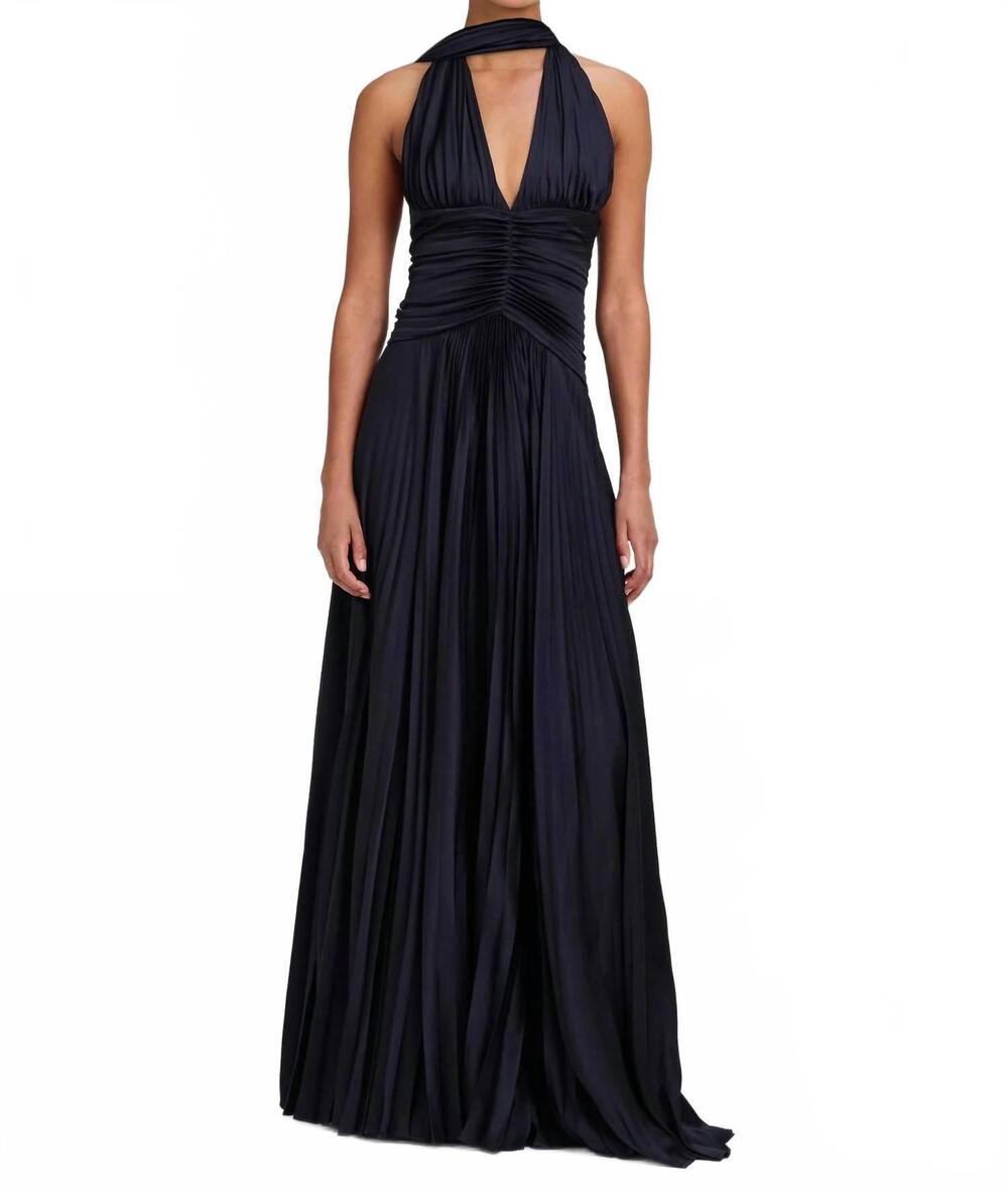 NEW A.L.C. sabine gown in navy